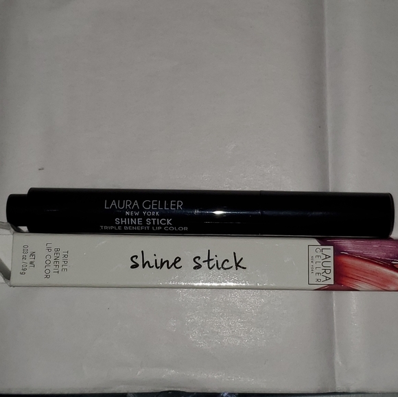 Laura Geller Shine Stick lip color Lustrous Plum - Picture 3 of 3
